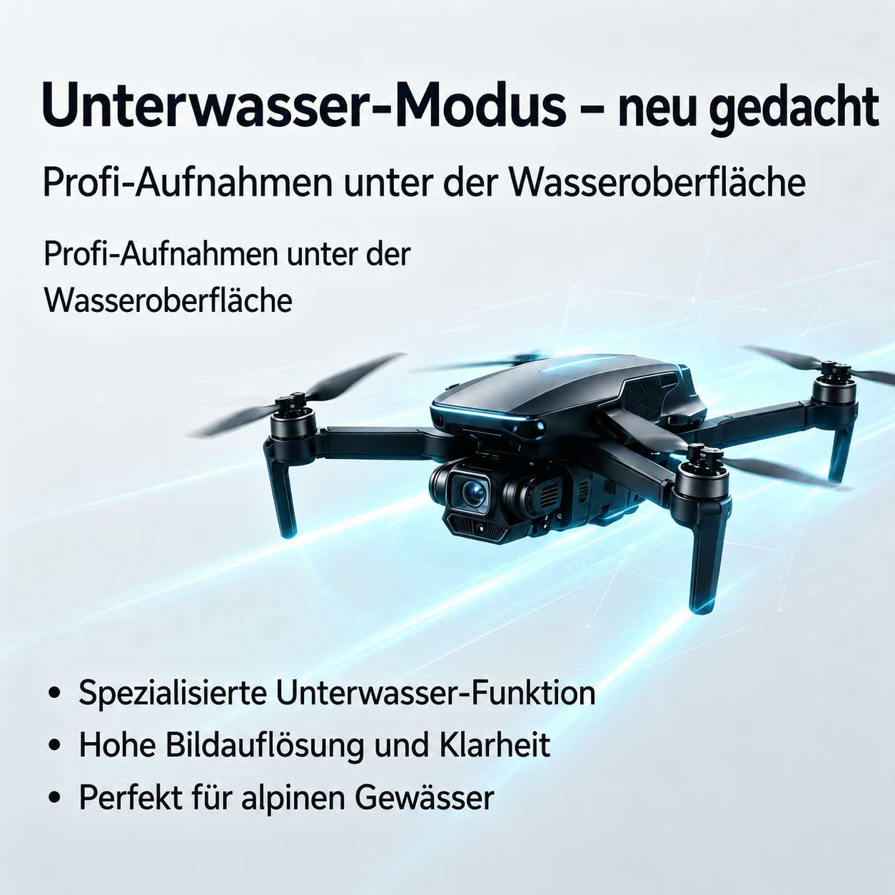 4K GPS-Faltdrohne mit Kamera, Hindernisvermeidung, stabiler Übertragung & langer Flugzeit